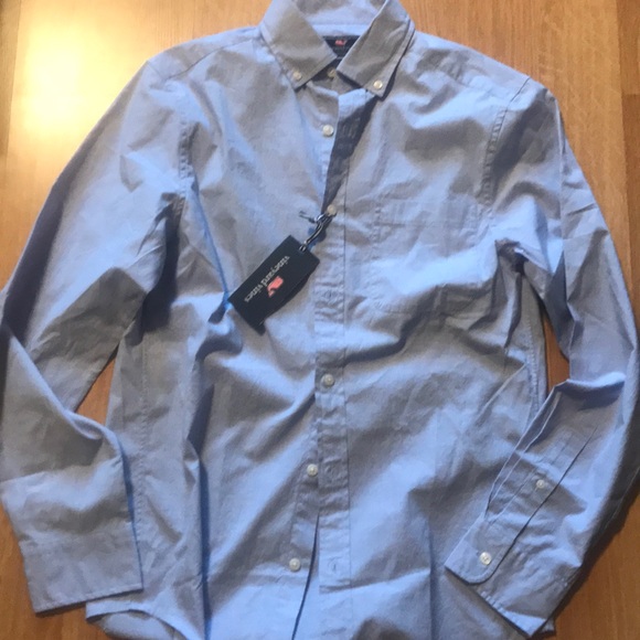 VINEYARD VINES Classic Fit Blue Murray Shirt,XS!NW - Picture 6 of 8